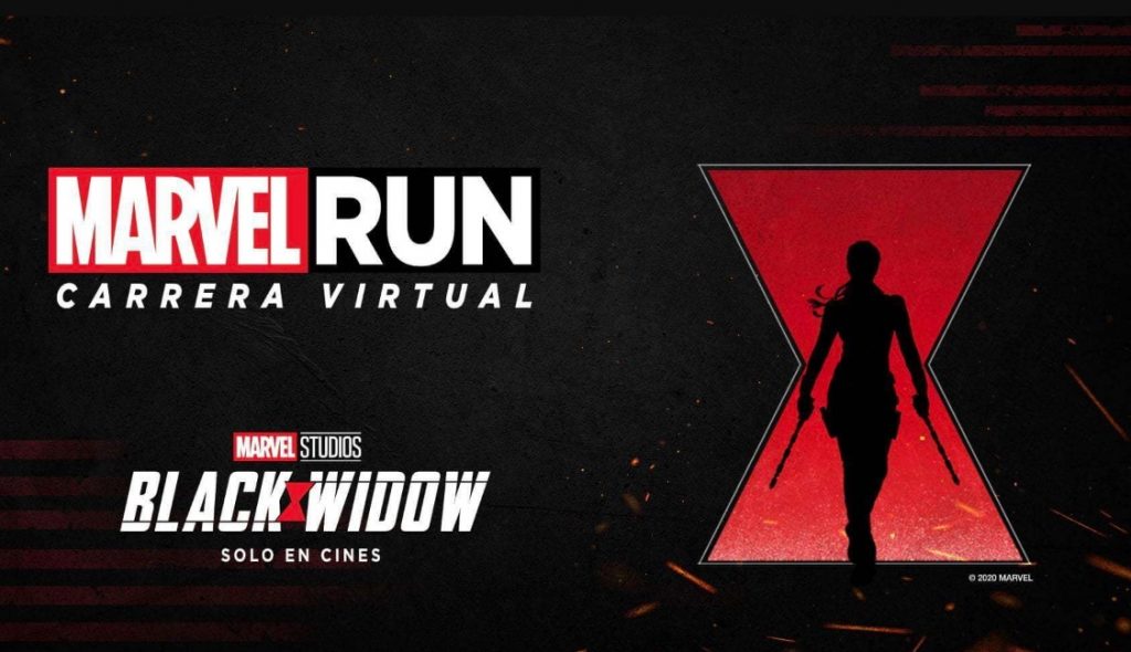 carrera Marvel Run Black Widow México