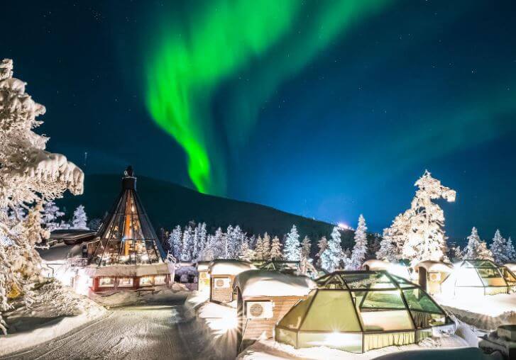 Los mejores lugares para hospedarse y ver auroras boreales