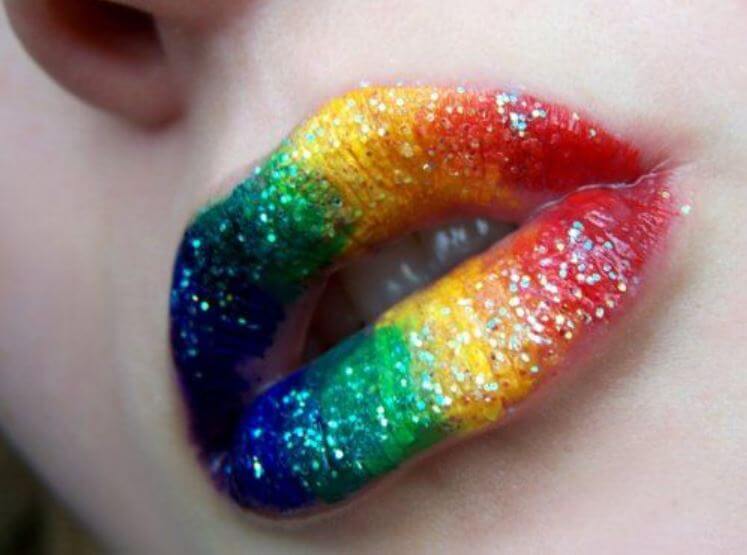 Maquillaje arcoíris para celebrar el mes del orgullo - Ciudad Trendy